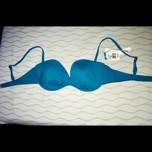 Perry Ellis Bathing Suit Top - Teal